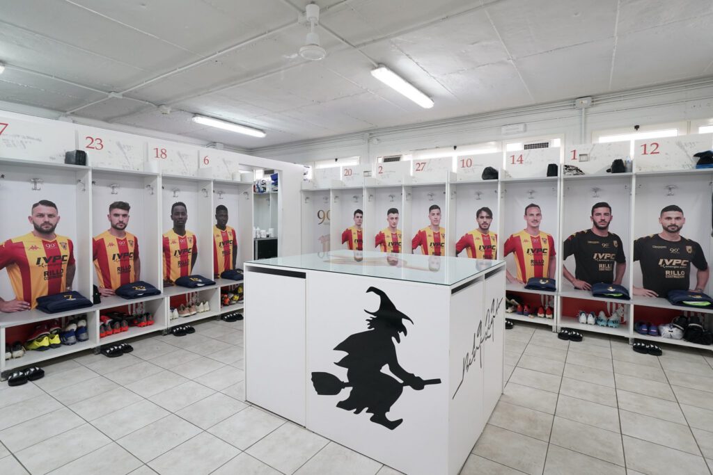 Restyling spogliatoi Benevento Calcio